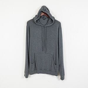 BLEUSALT Skater Hoodie in Heather Gray unisex size 2 / Medium